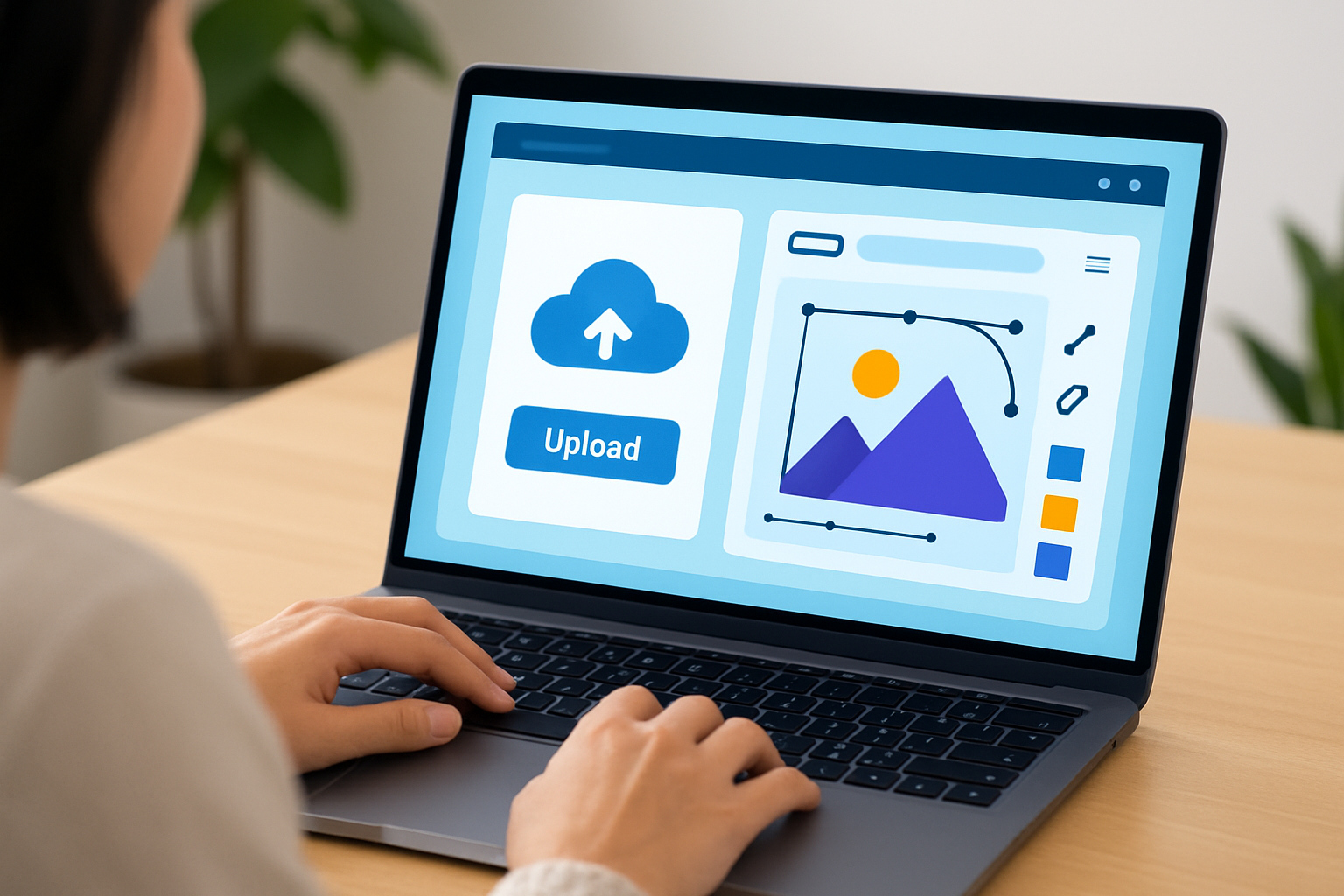 Utilisation de services en ligne pour ouvrir et modifier un fichier Illustrator sans logiciel Adobe.