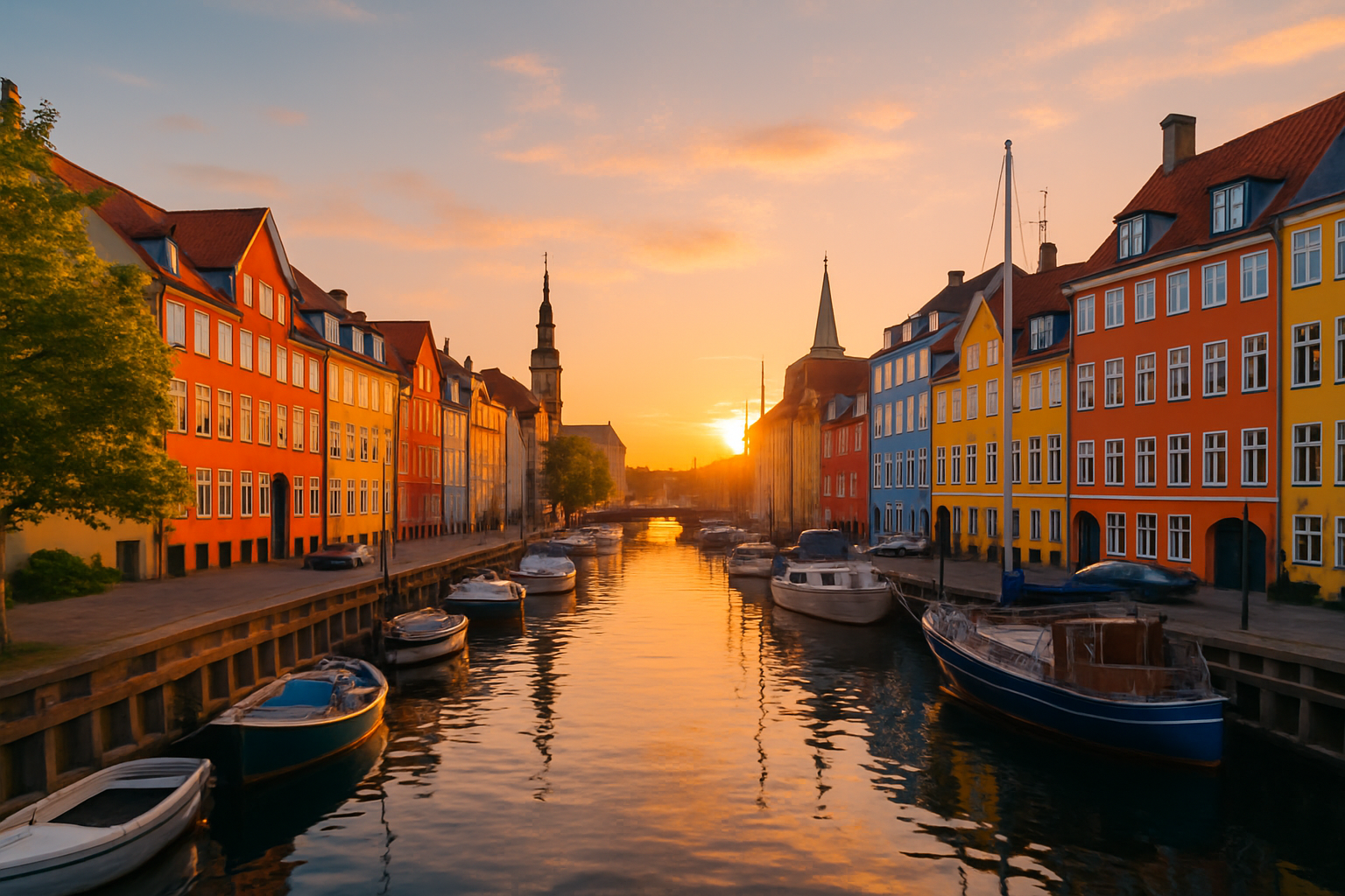 Les canaux pittoresques de Christianshavn, un quartier mêlant charme historique et vie locale authentique.