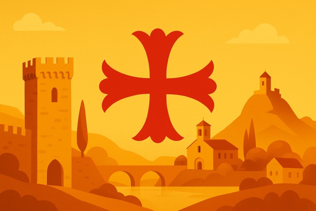 Croix Catalane - Signification symboles et origines historiques