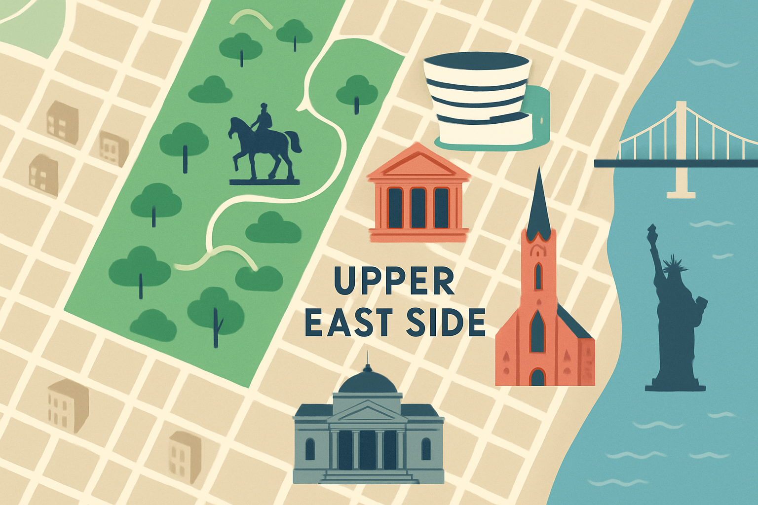 Carte interactive illustrant les sites incontournables à visiter dans l