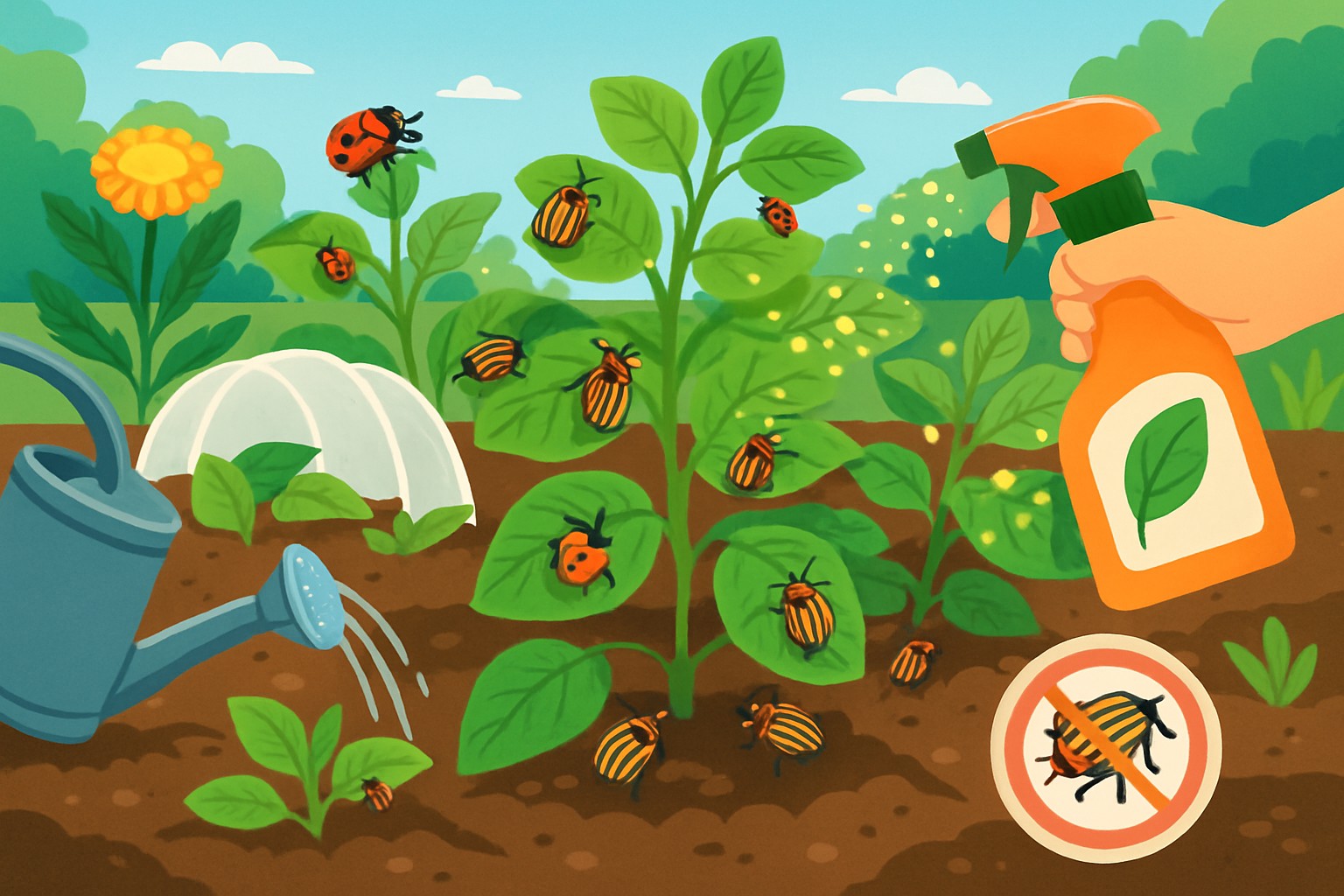 Produit anti-doryphore à choisir selon votre jardin