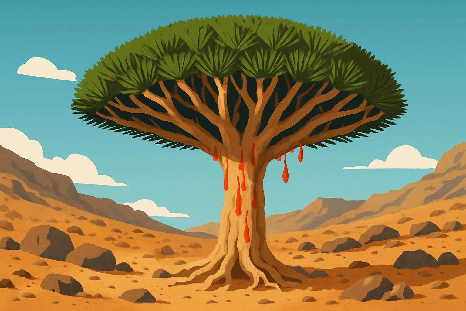 Arbre du dragon et ses propriétés naturelles étonnantes