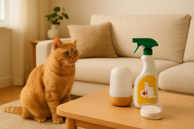 Répulsif anti-marquage urinaire pour chat qui fonctionne