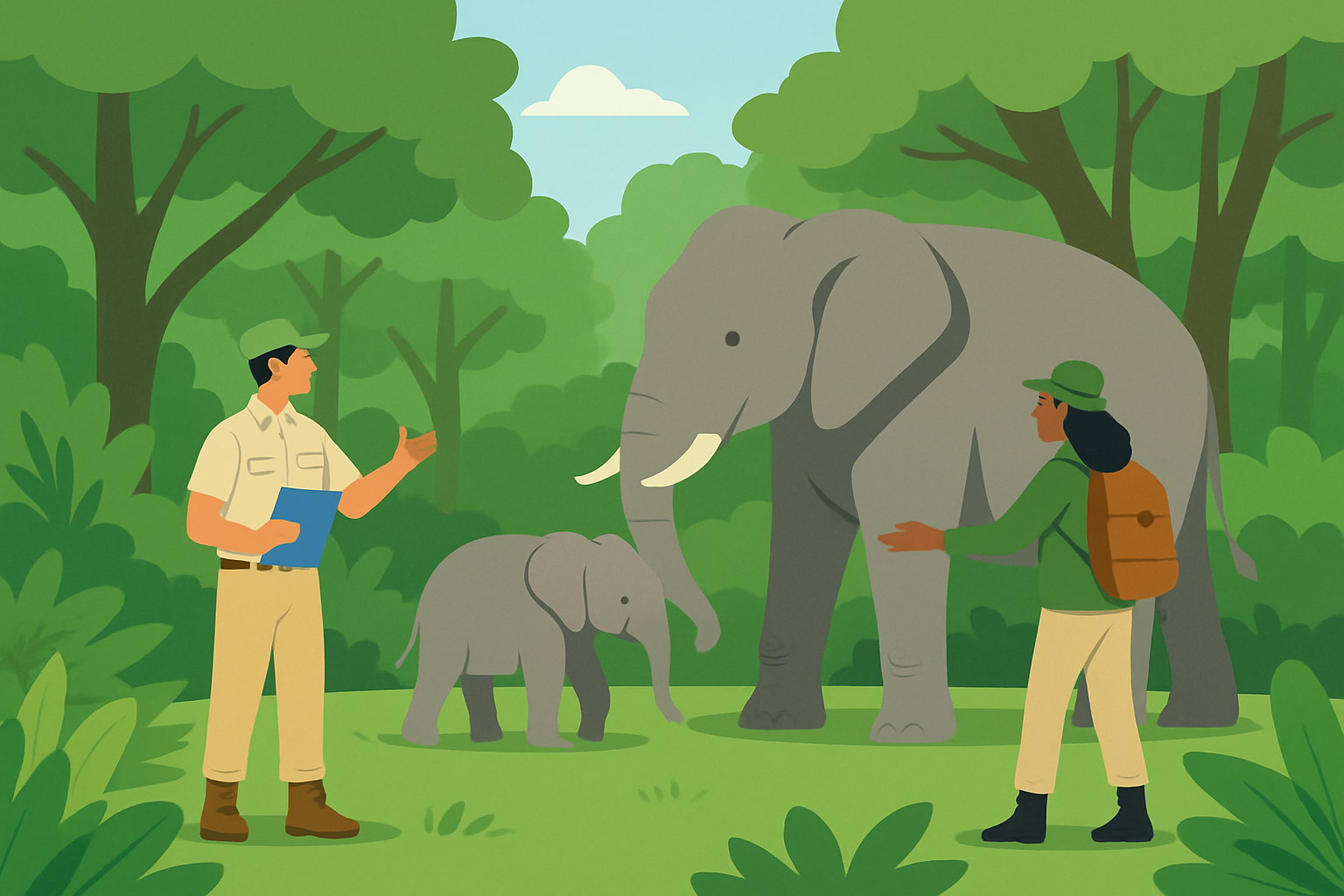 Projet de conservation sur le terrain avec la réintroduction d