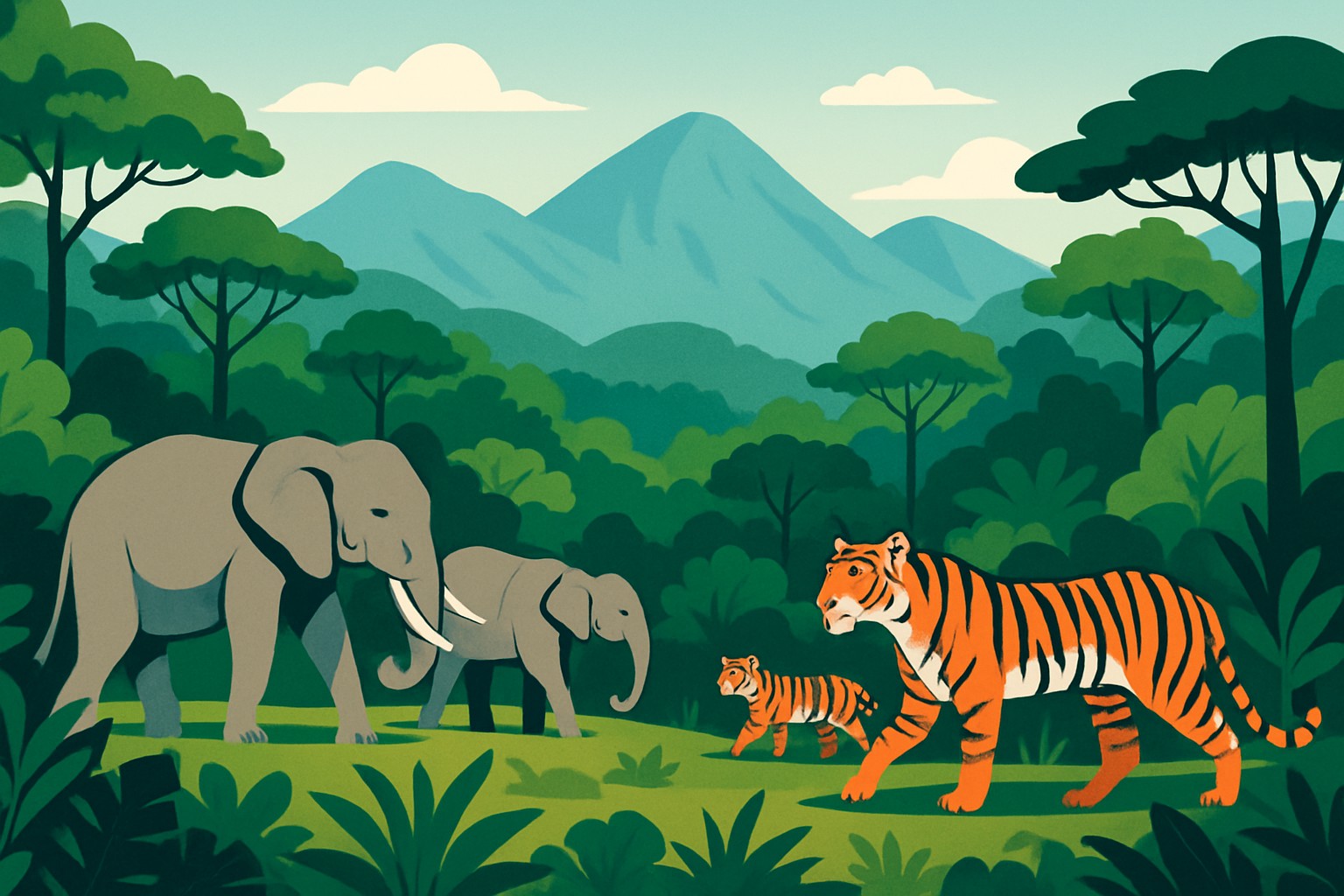 Animaux au Cambodge - Protection et conservation