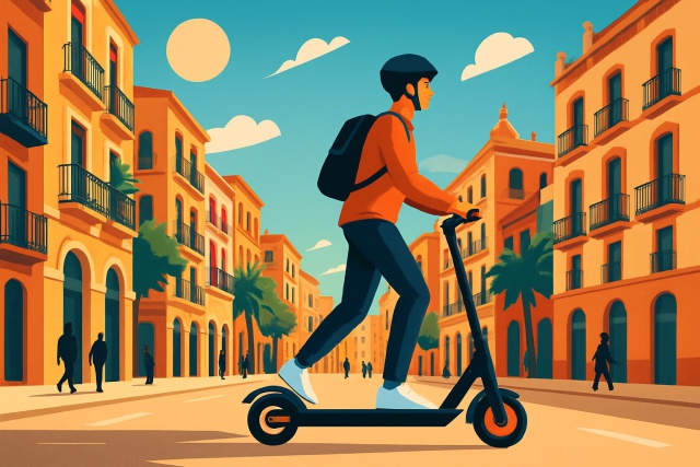 Louer une trottinette électrique en Espagne