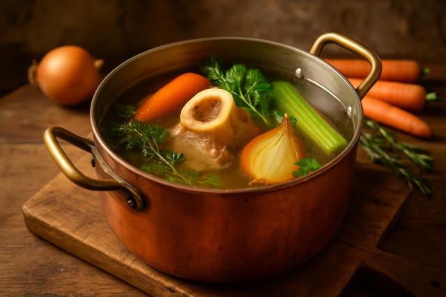 Bouillon d'os - Recette grand-mère en 4 étapes