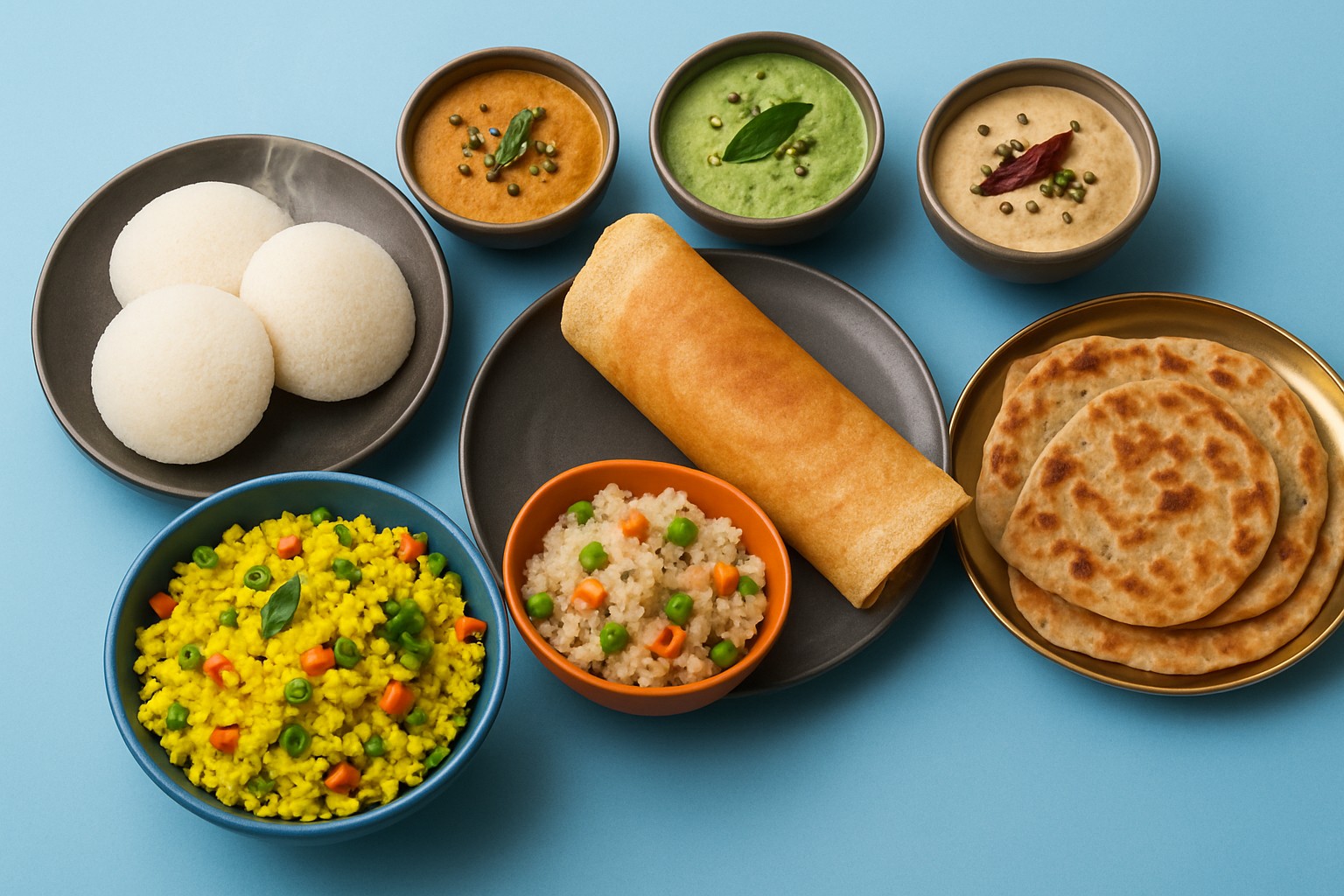 Petit déjeuner indien authentique - 5 recettes faciles