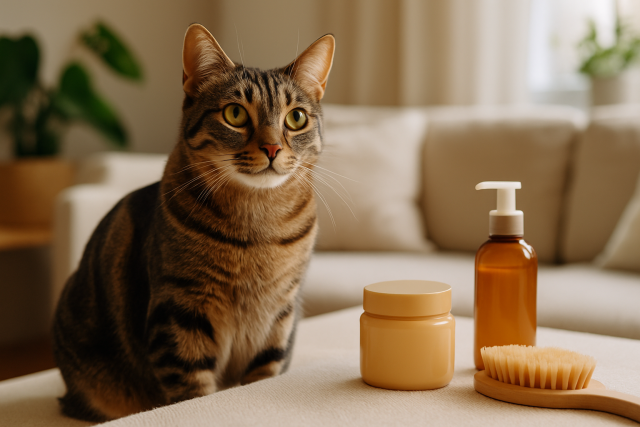 Chat poil gras - 5 astuces pour un pelage sain