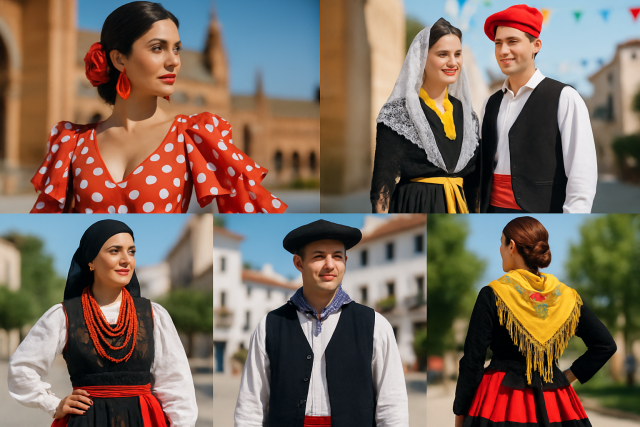 Costume espagnol traditionnel selon les régions