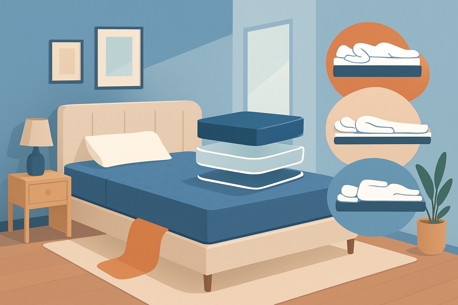 Meilleur matelas selon votre position de sommeil